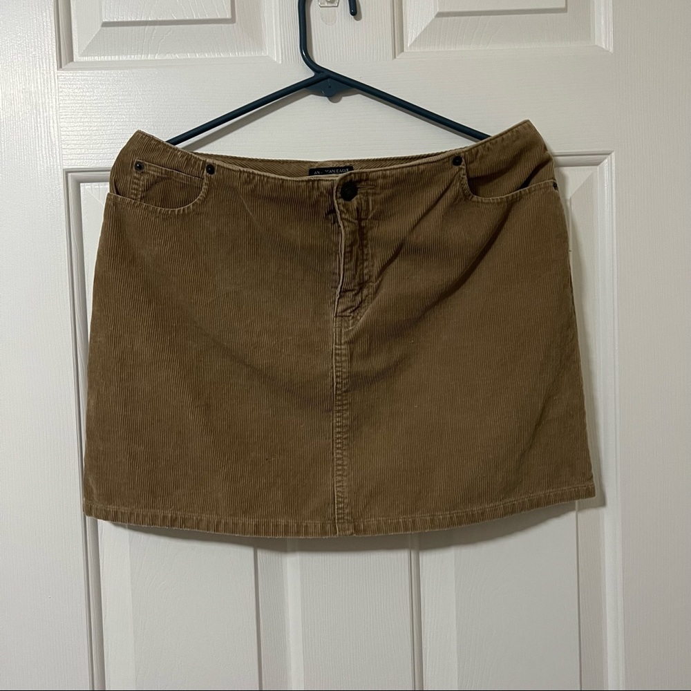 American Eagle Corduroy Mini Skirt